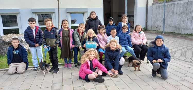 Tierischer Besuch in der 2a