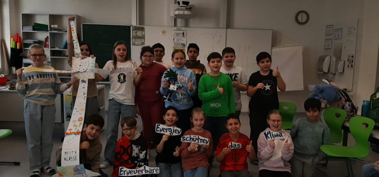 Workshop „Die Erneuerbaren“ in der 4. Klasse